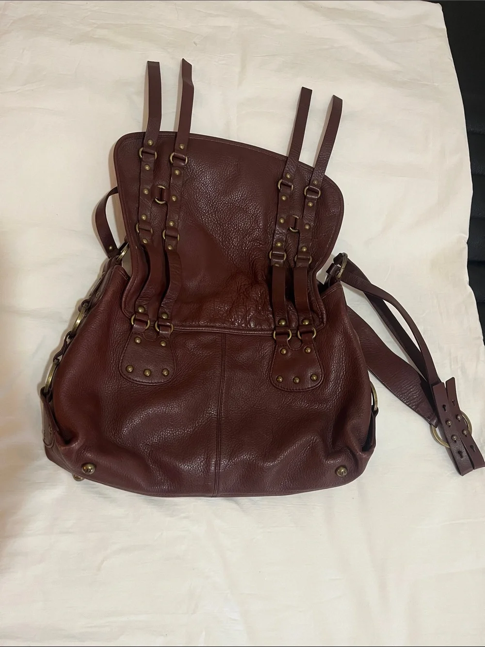 G series Flap Brown Soft Leather Bag Tobacco Glamour Sport Lthr Unit